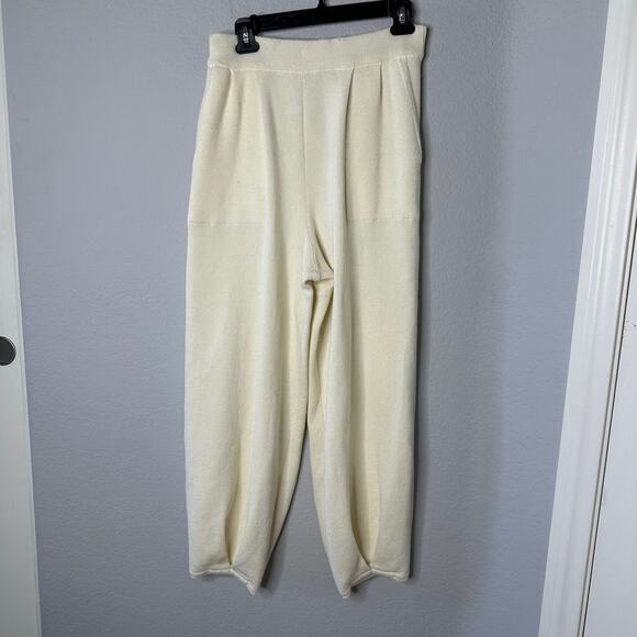 Free People Beach Freya Knit Barrel Leg Flowy Pants - Picture 2 of 8